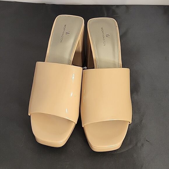 BRAND NEW WORTHINGTON OPEN TOE BLOCK HEEL LADIES SANDAL - Picture 3 of 13